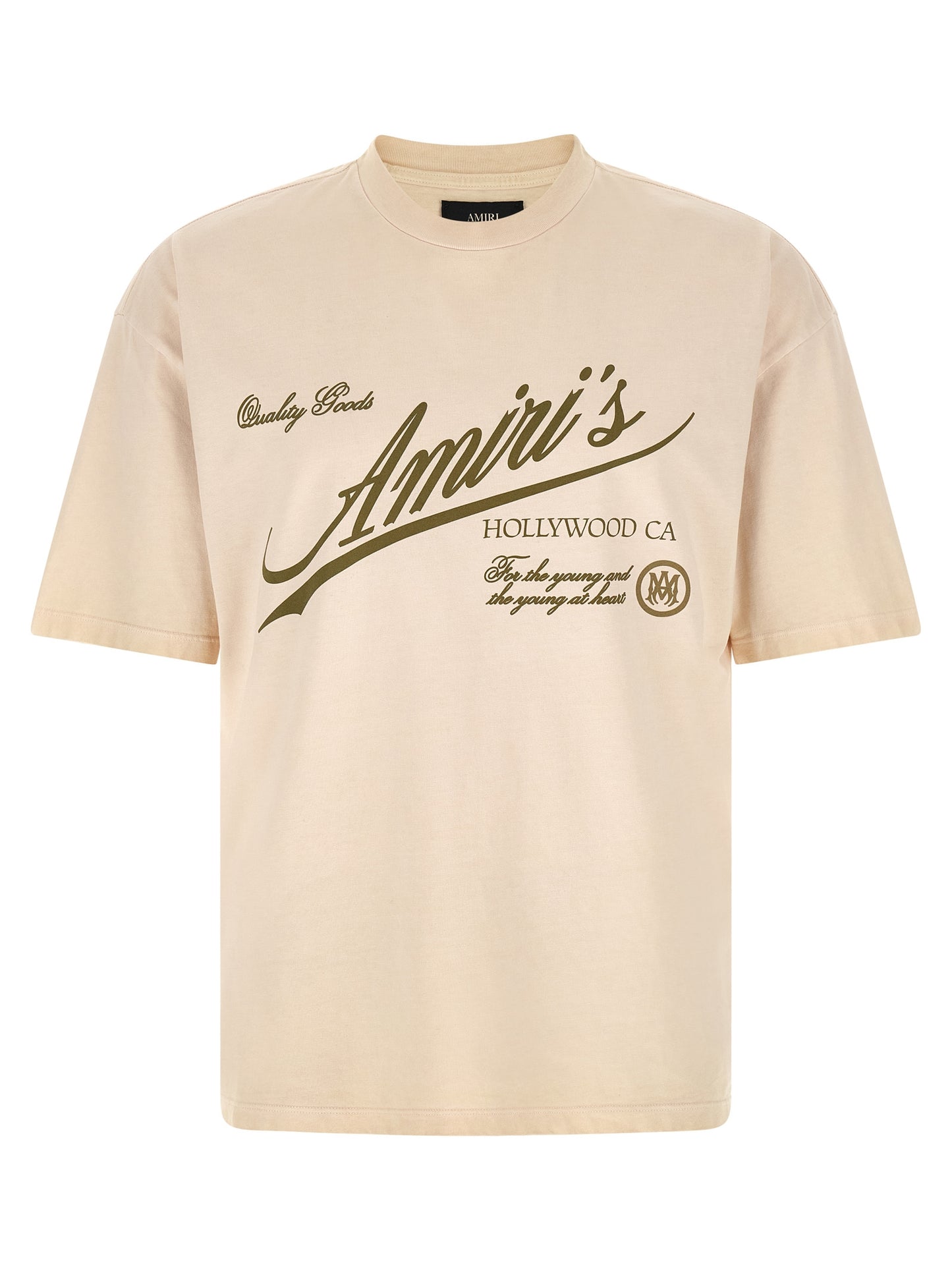 Beige Cotton T-Shirt