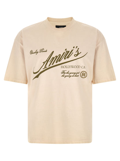 Beige Cotton T-Shirt