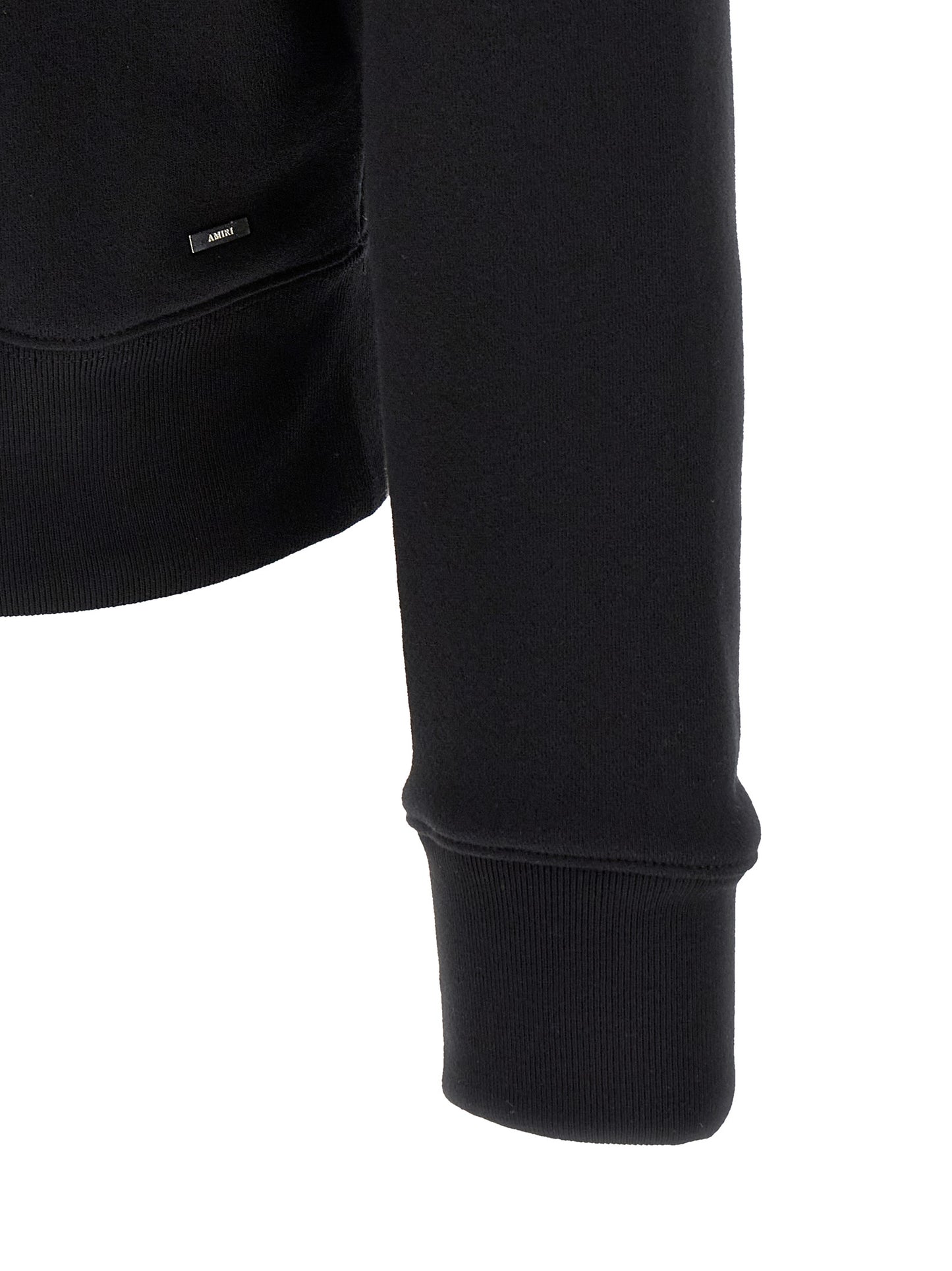 Black Cotton Sweatshirt