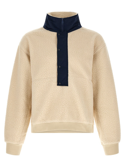Beige Polyester Sweatshirt