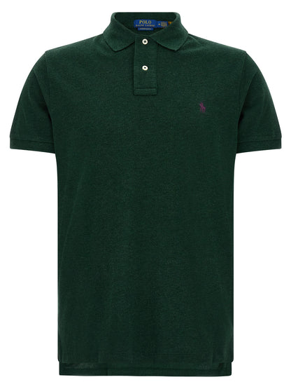 Bicolor Cotton Polo Shirt