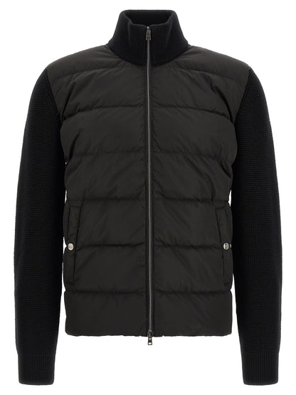Black Wool Full-Length Jacket