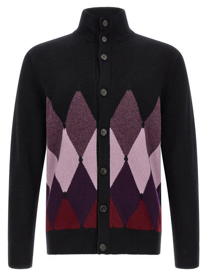 Black Cashmere Cardigan