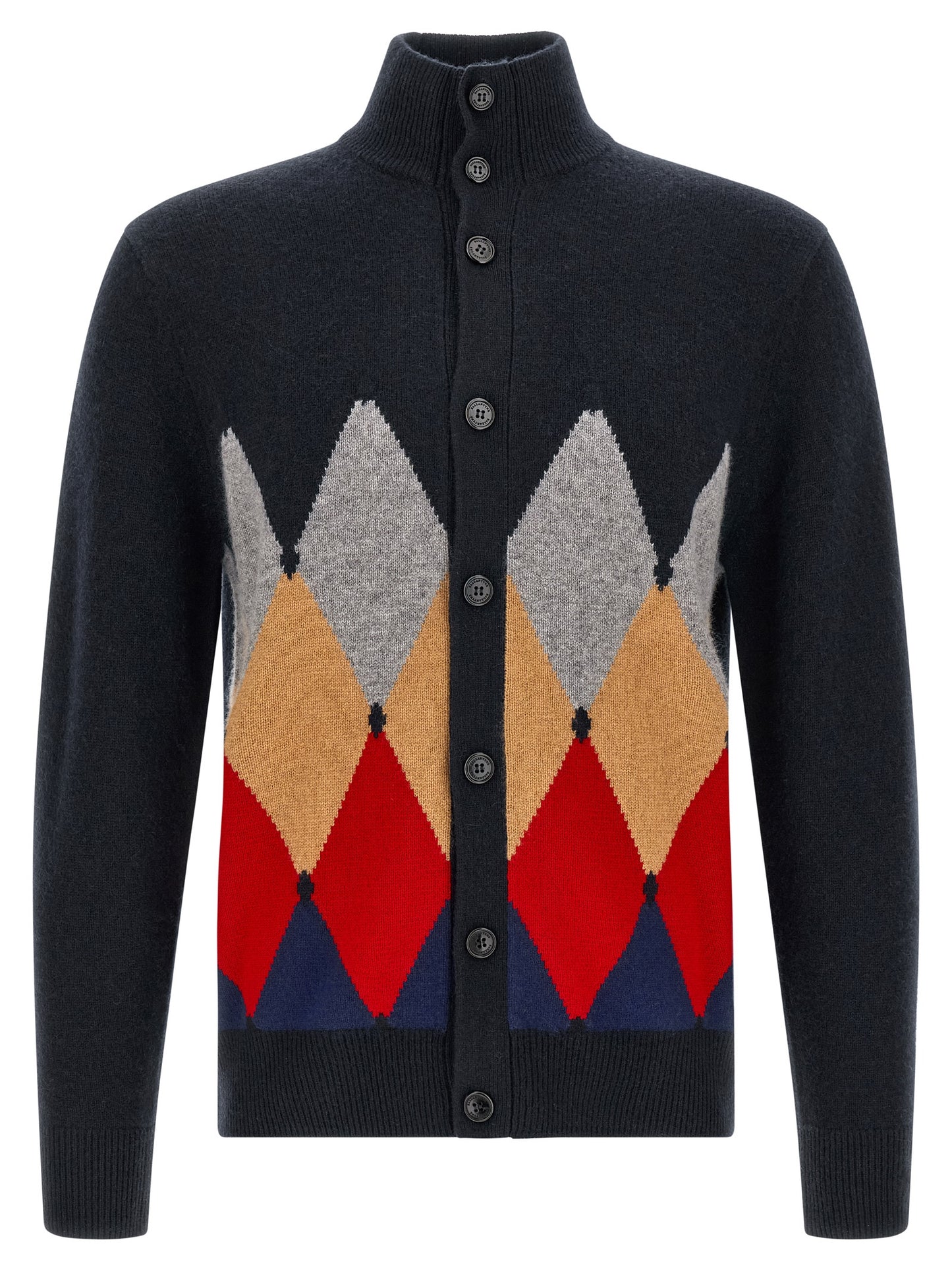 Blue Cashmere Cardigan