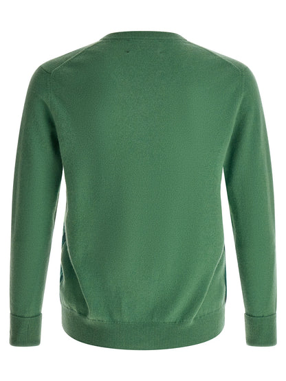 Bicolor Cashmere Cardigan