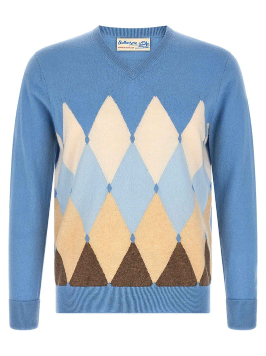 Blue Cashmere Cardigan