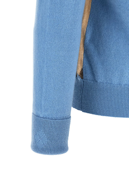 Blue Cashmere Cardigan