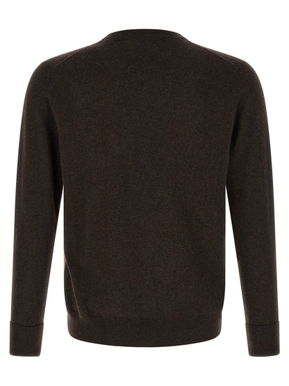 Brown Cashmere Cardigan