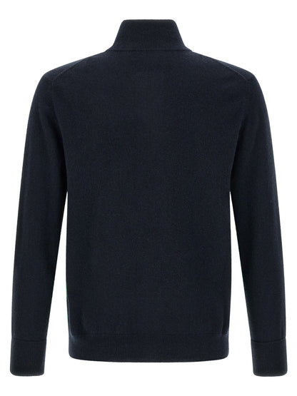 Blue Cashmere Cardigan