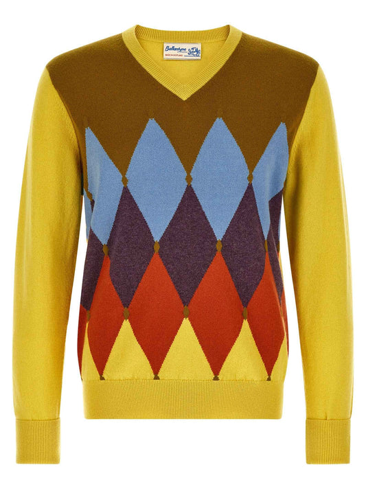 Multicolor Cashmere Cardigan