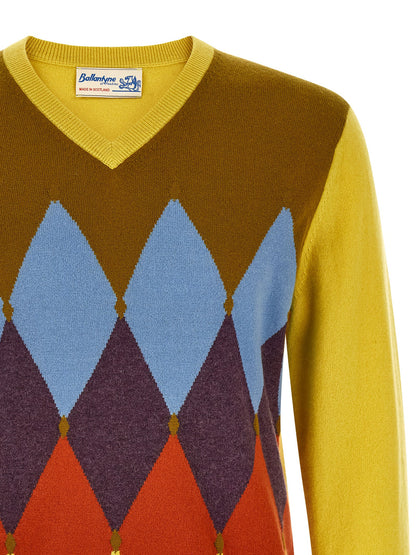 Multicolor Cashmere Cardigan