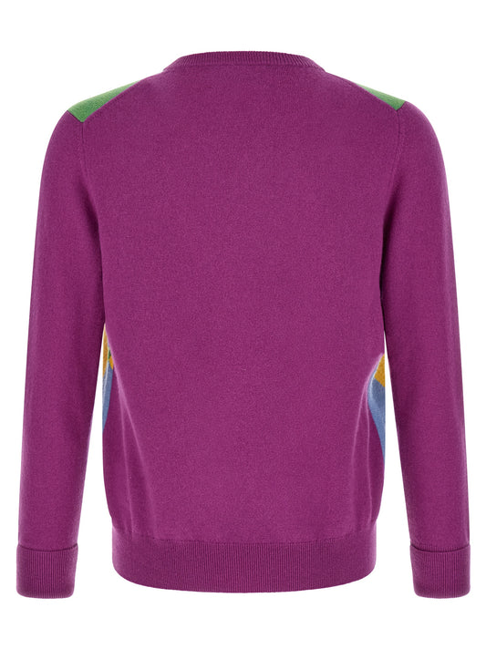 Purple Cashmere Cardigan