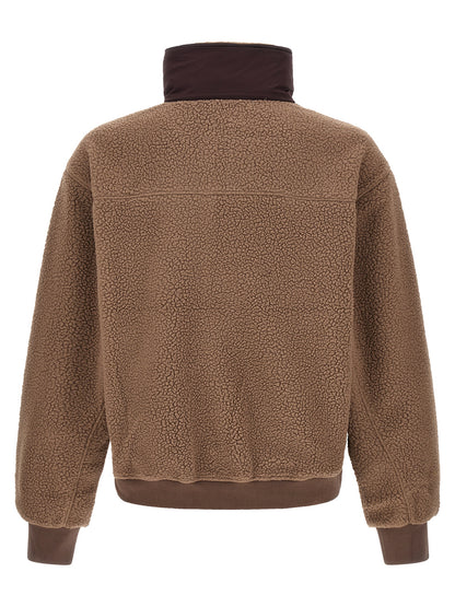 Brown Polyester Sweatshirt