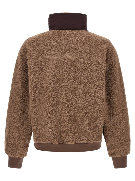 Brown Polyester Sweatshirt