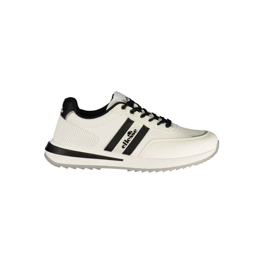 White Polyurethane Men's Sneaker