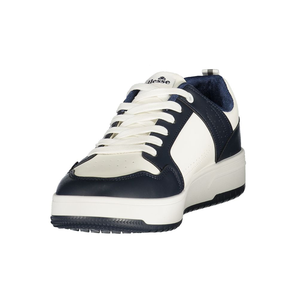 White Polyurethane Men's Sneaker