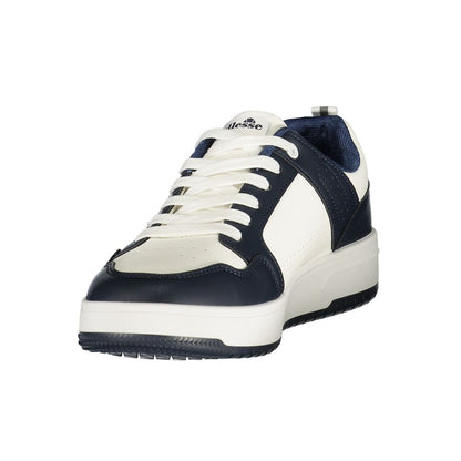 White Polyurethane Men's Sneaker