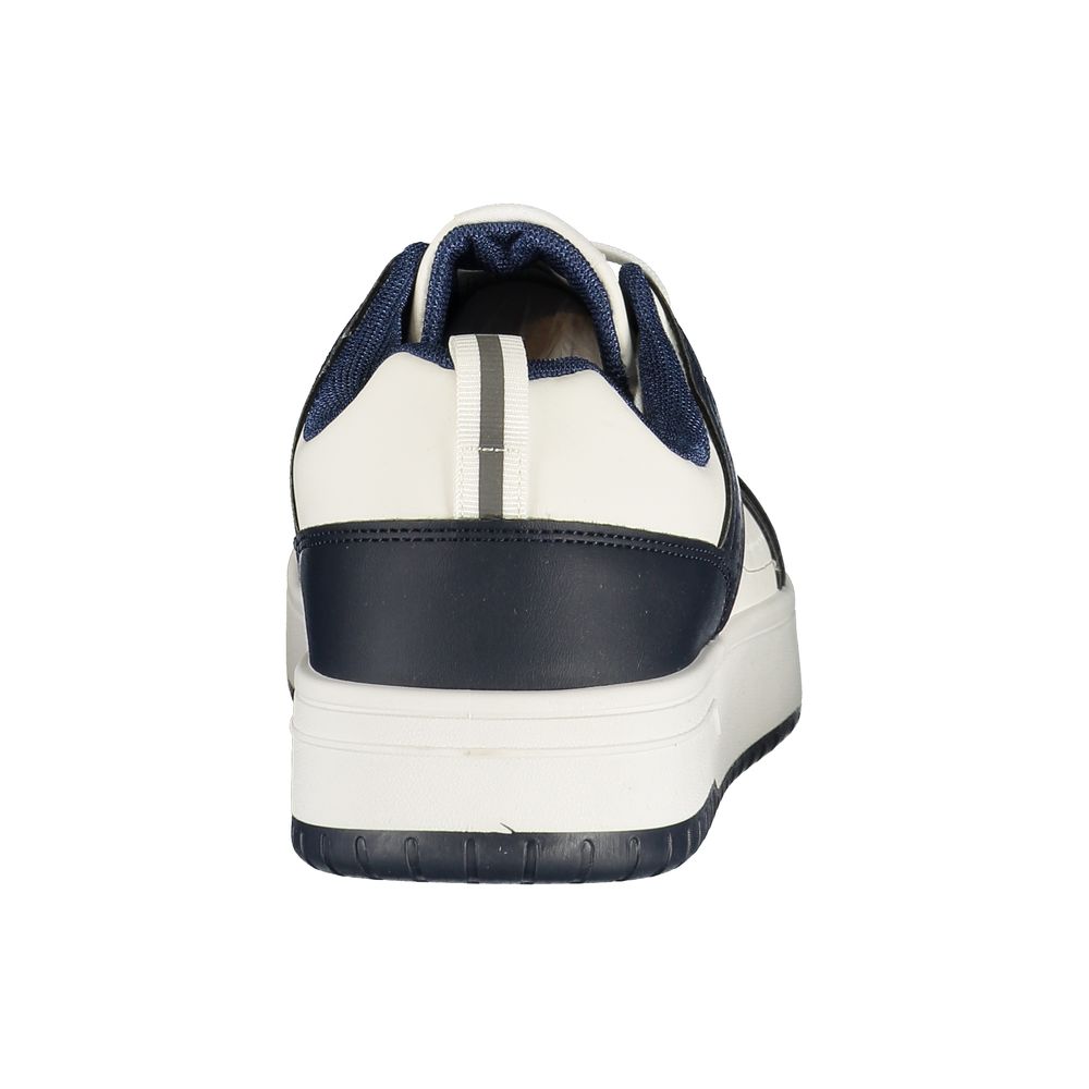 White Polyurethane Men's Sneaker