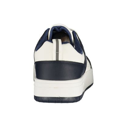 White Polyurethane Men's Sneaker