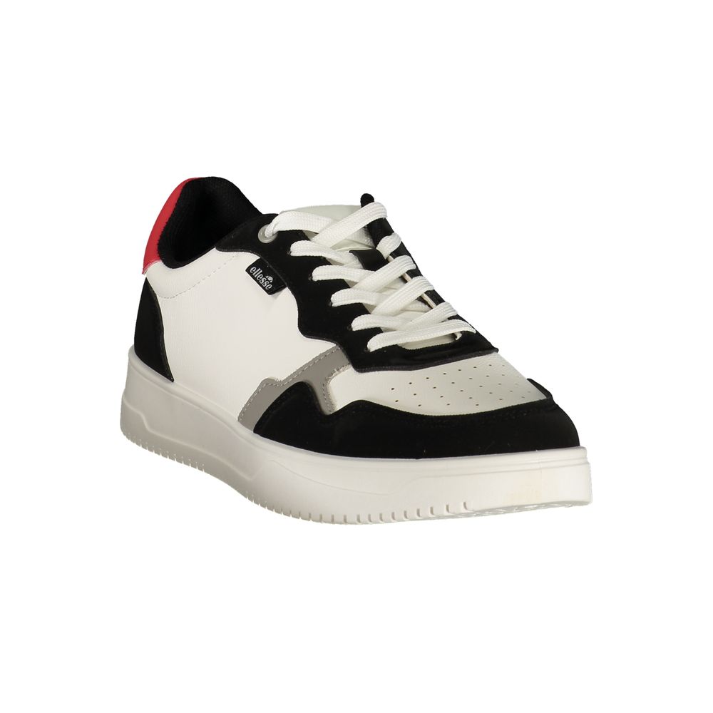 White Polyurethane Men's Sneaker