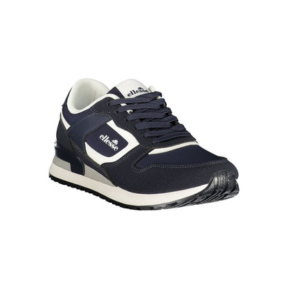 Blue Polyurethane Men's Sneaker