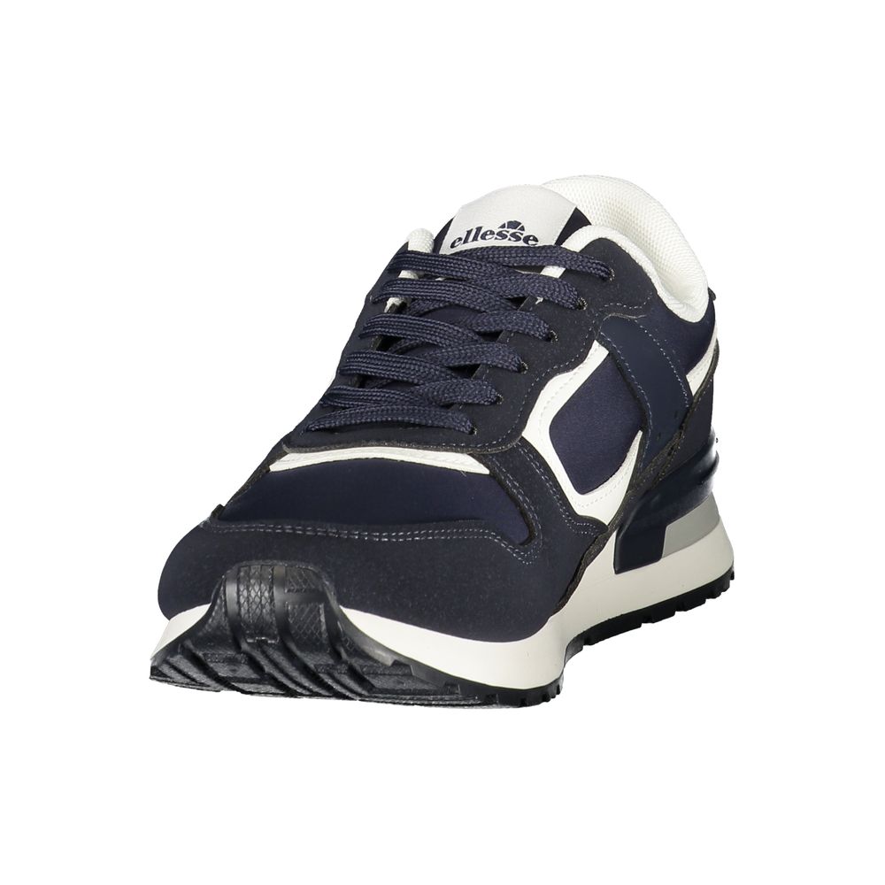 Blue Polyurethane Men's Sneaker