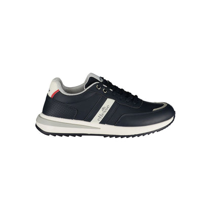 Blue Polyurethane Men's Sneaker
