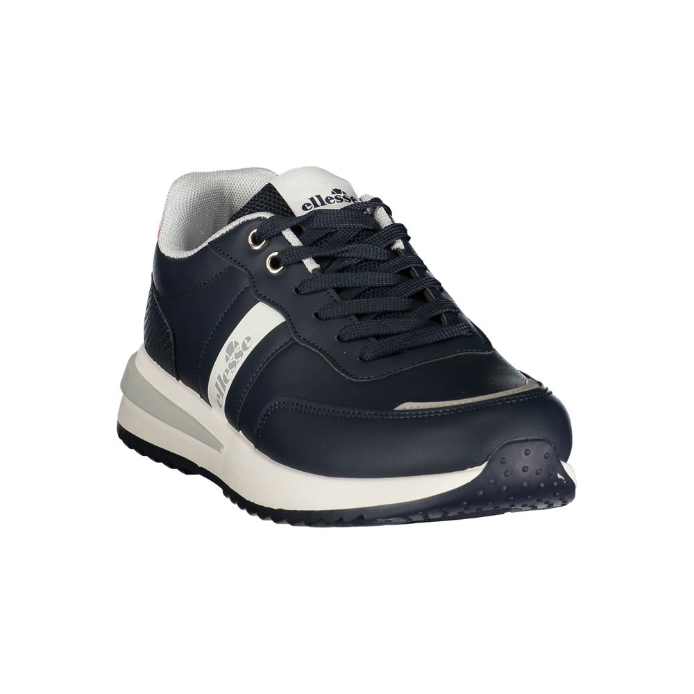 Blue Polyurethane Men's Sneaker