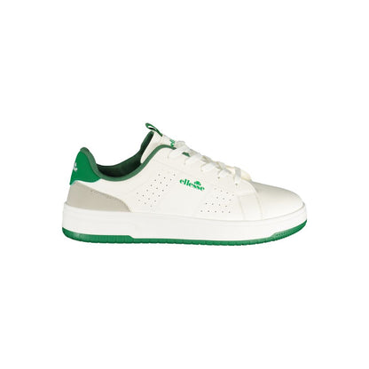 White Polyurethane Men's Sneaker