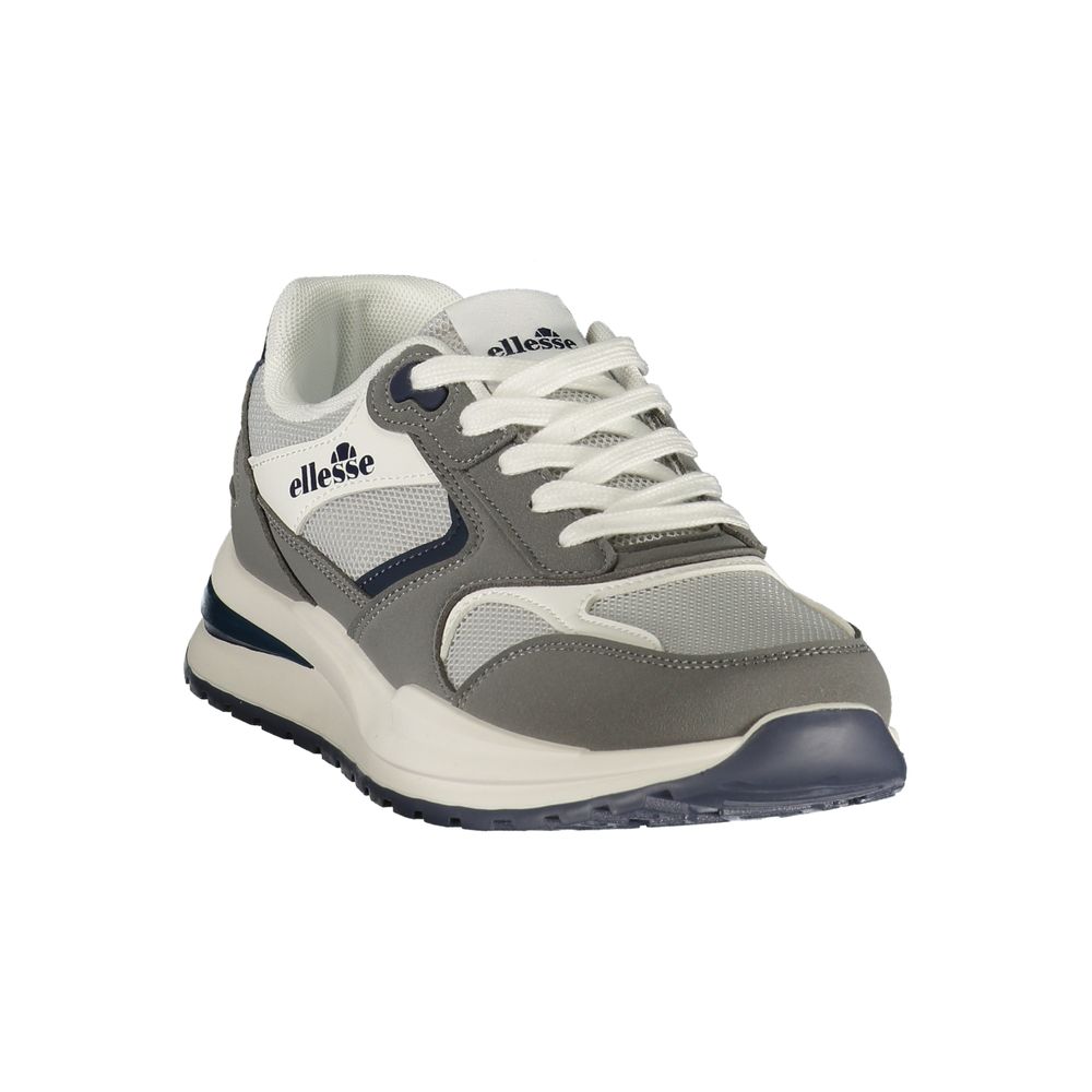 Grey Polyurethane Men's Sneaker