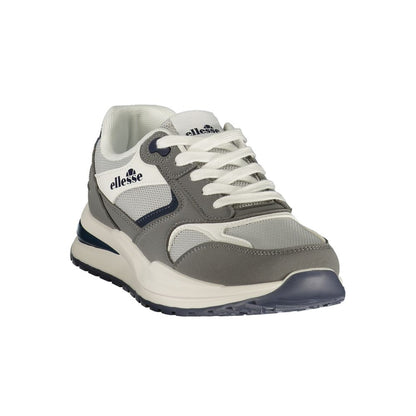 Grey Polyurethane Men's Sneaker