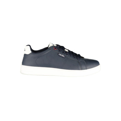 Blue Polyurethane Men's Sneaker