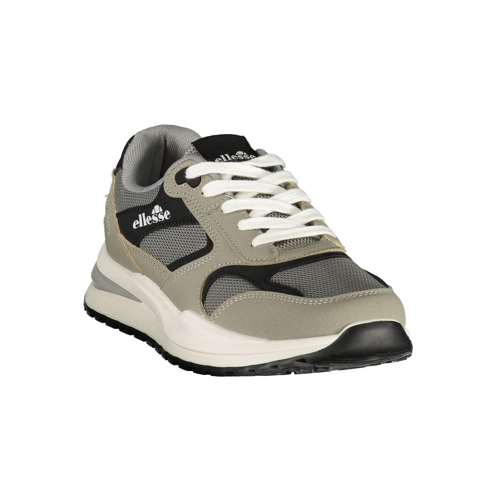 Gray Polyester Men's Sneaker
