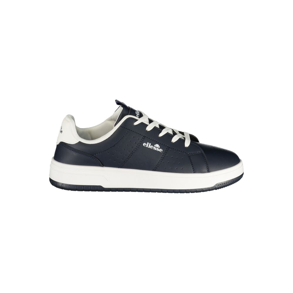 Blue Polyurethane Men's Sneaker