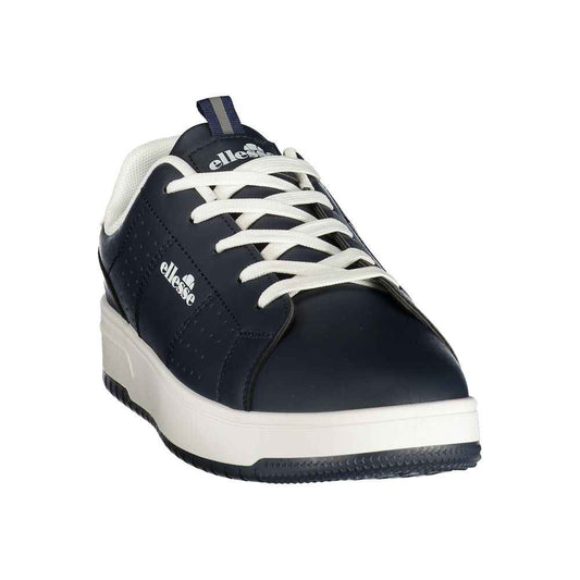 Blue Polyurethane Men's Sneaker