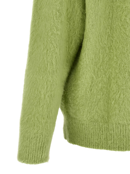Bicolor Cotton Cardigan