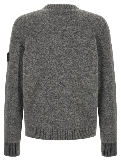 Gray Wool Cardigan