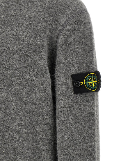 Gray Wool Cardigan
