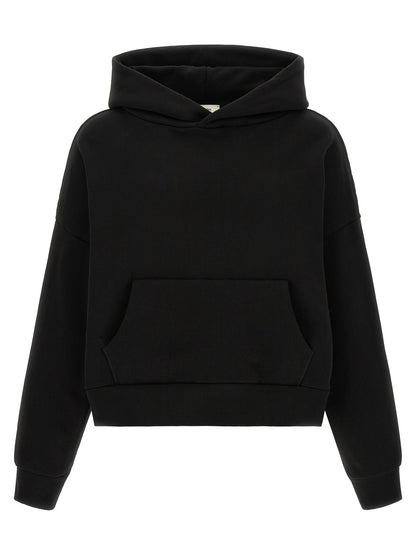 Black Cotton Sweatshirt