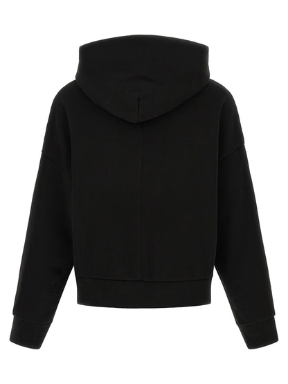 Black Cotton Sweatshirt
