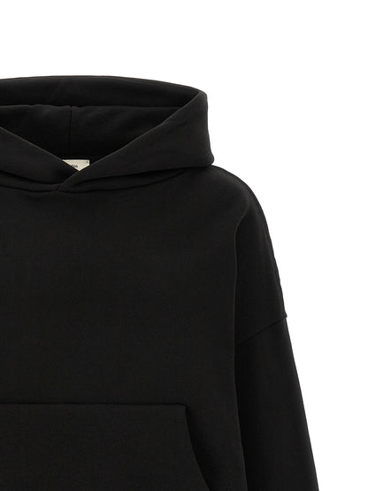 Black Cotton Sweatshirt