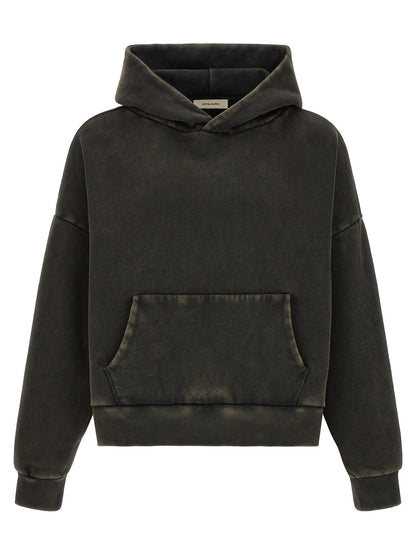 Black Cotton Sweatshirt