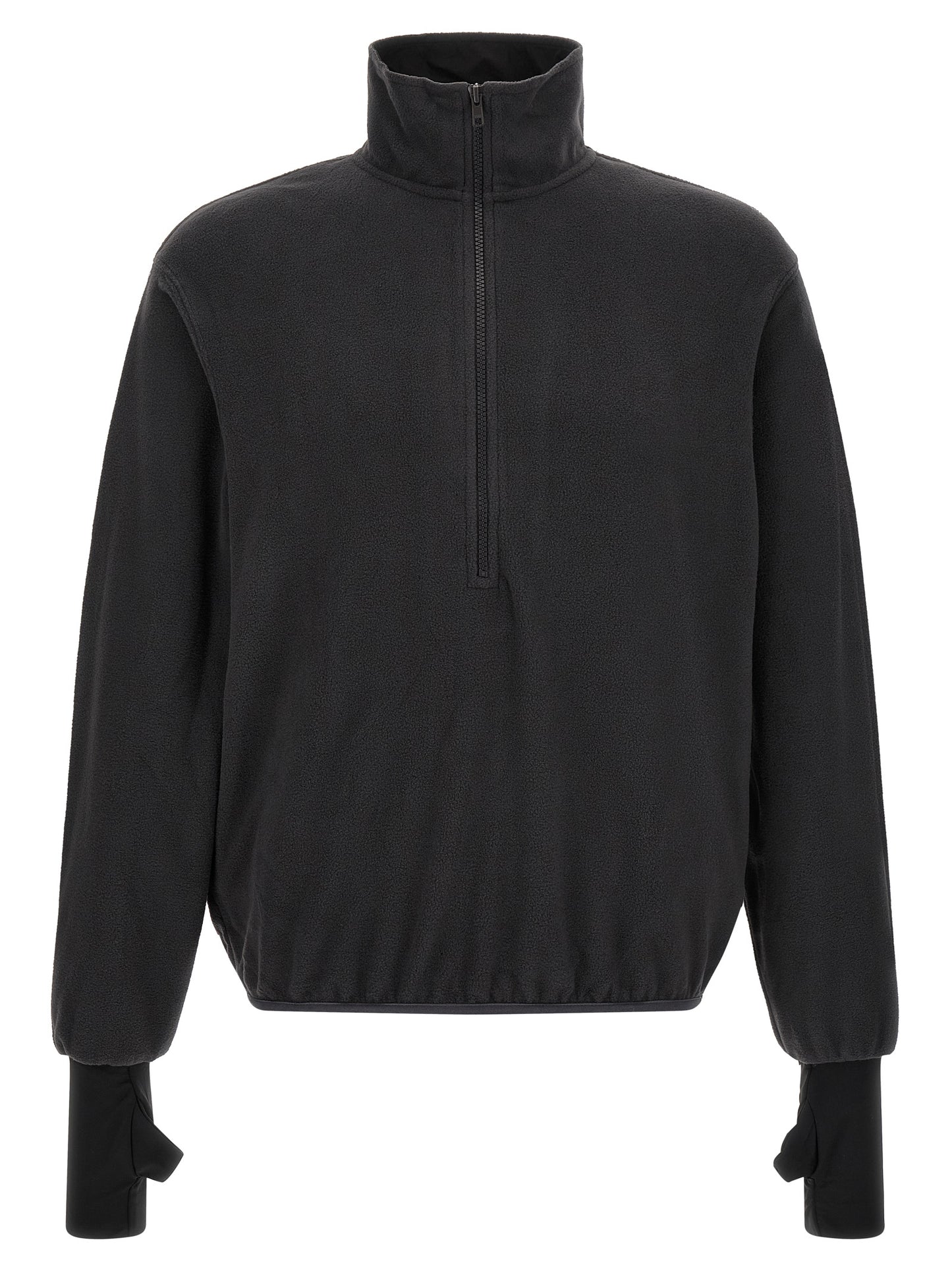 Black Polyester Sweatshirt
