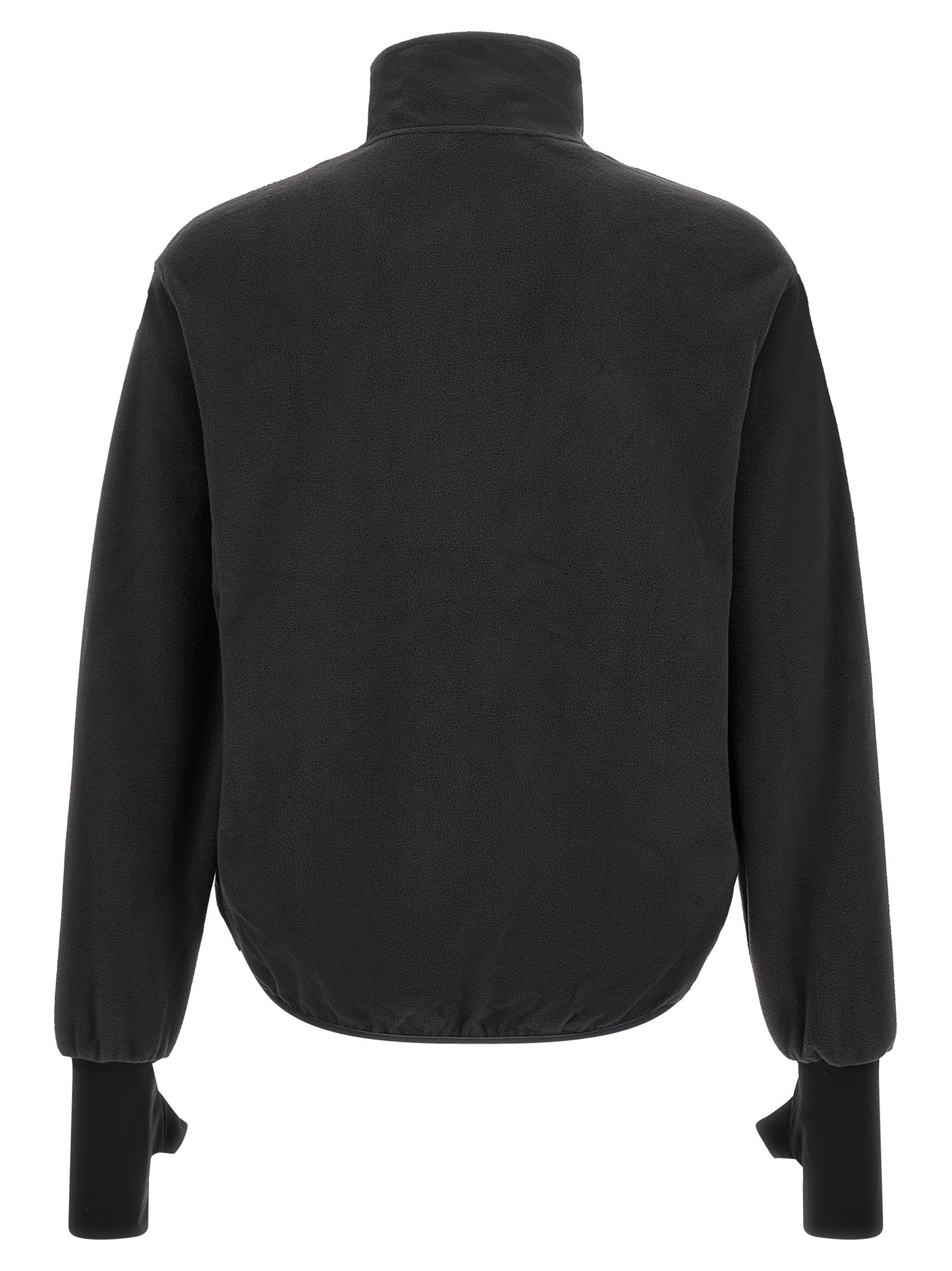 Black Polyester Sweatshirt