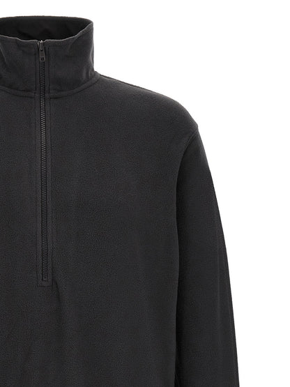 Black Polyester Sweatshirt