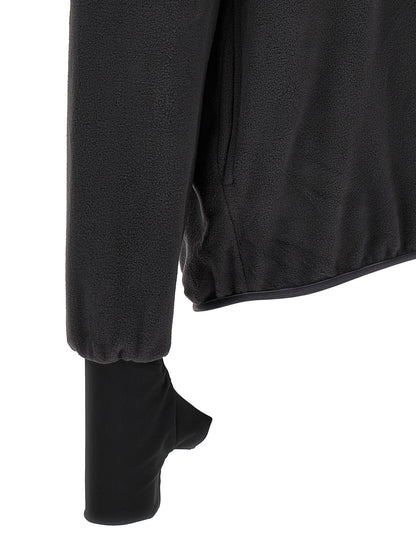 Black Polyester Sweatshirt