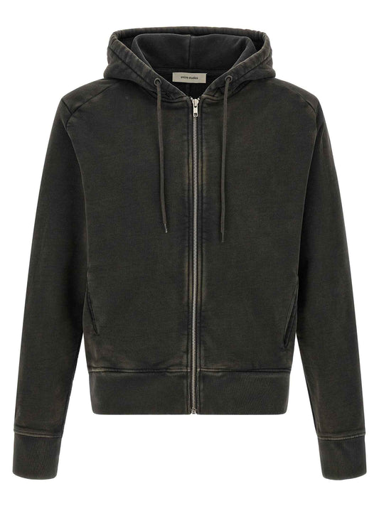 Black Cotton Sweatshirt