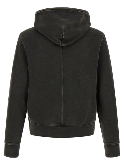 Black Cotton Sweatshirt