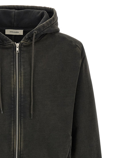 Black Cotton Sweatshirt