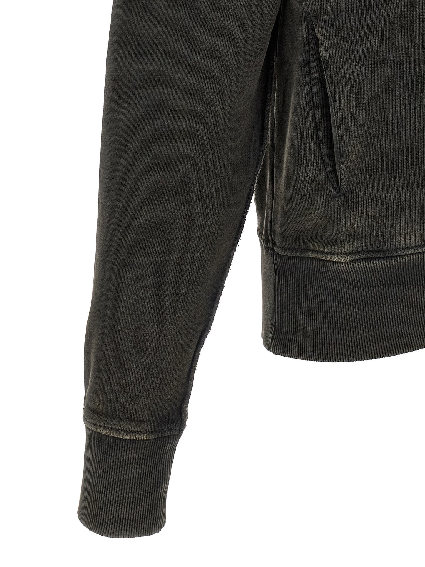 Black Cotton Sweatshirt